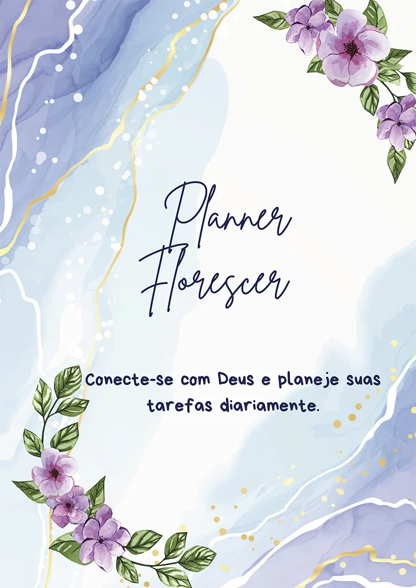Planner Florescer - Capa